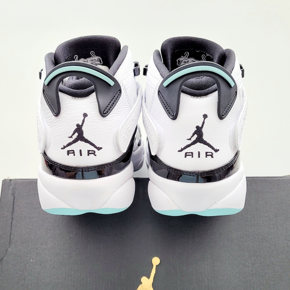 Jordan 6 Rings "Tropical Twist" White/ Black Men's 10.5 - Picture 4 of 6